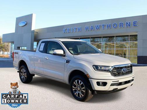 White Platinum Clearcoat 2019 Ford Ranger LARIAT