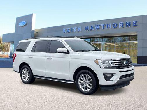 Star White Metallic Tri-Coat 2021 Ford Expedition XLT