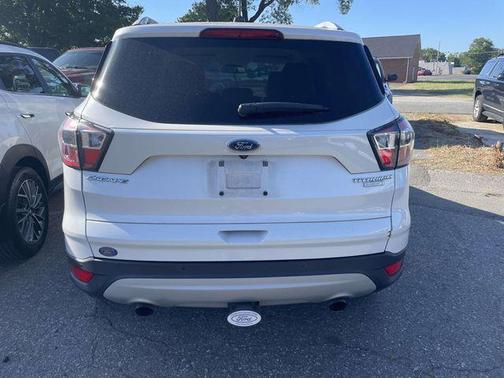 White Platinum 2017 Ford Escape Titanium