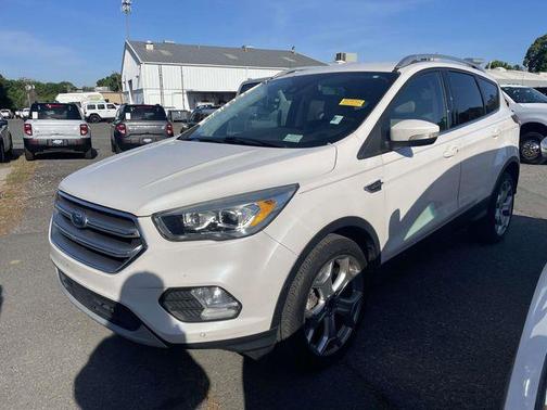 White Platinum 2017 Ford Escape Titanium