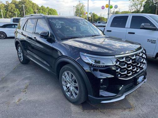 Agate Black Metallic 2025 Ford Explorer Platinum