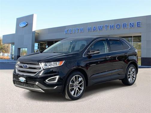 Shadow Black 2017 Ford Edge Titanium