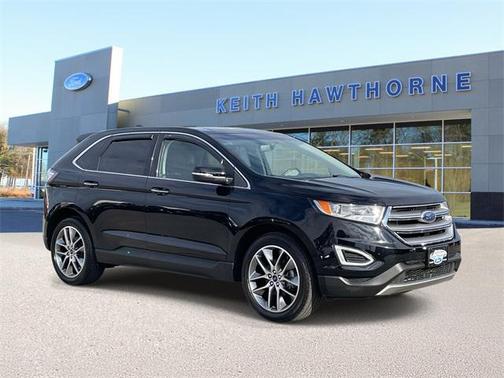 Shadow Black 2017 Ford Edge Titanium