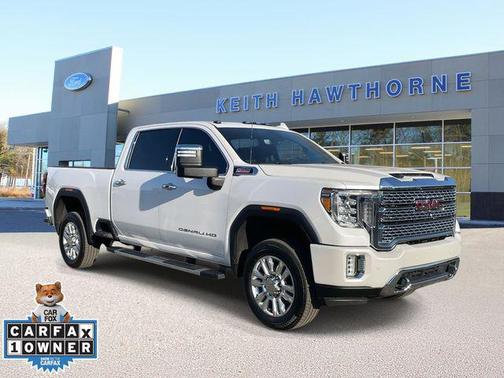 White Frost Tricoat 2021 GMC Sierra 2500 Denali