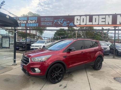 Red 2017 Ford Escape Titanium