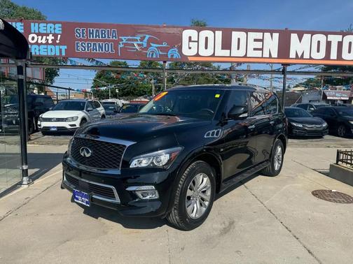 Black Obsidian 2017 INFINITI QX80 Base