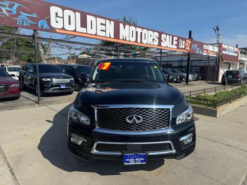 Black Obsidian 2017 INFINITI QX80 Base
