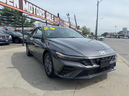Gray 2026 Hyundai ELANTRA HEV Blue