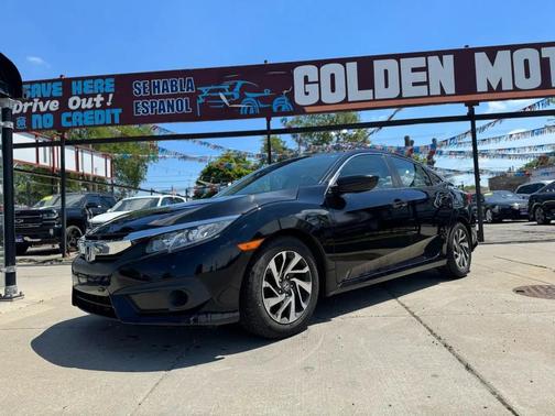 Black 2017 Honda Civic EX