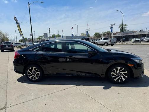 Black 2017 Honda Civic EX
