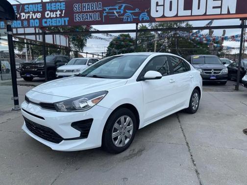 Clear White 2022 Kia Rio LX
