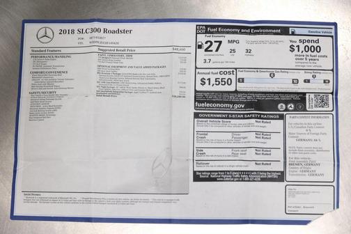 2018 Mercedes-Benz SLC 300 Base