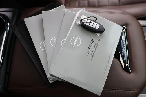 Cardinal Red Metallic 2021 Nissan Titan Platinum Reserve