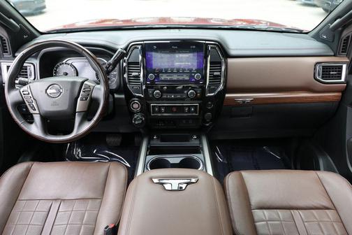 Cardinal Red Metallic 2021 Nissan Titan Platinum Reserve
