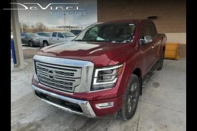 Cardinal Red Metallic 2021 Nissan Titan Platinum Reserve