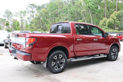 Cardinal Red Metallic 2021 Nissan Titan Platinum Reserve