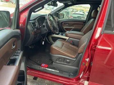 Cardinal Red Metallic 2021 Nissan Titan Platinum Reserve