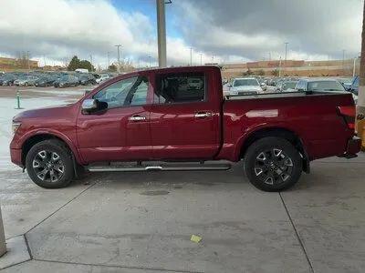 Cardinal Red Metallic 2021 Nissan Titan Platinum Reserve