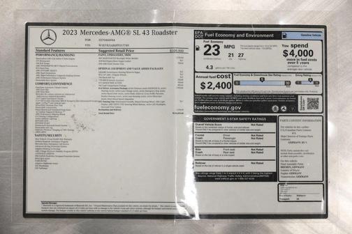 2023 Mercedes-Benz AMG SL 43 Base