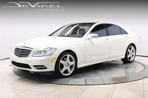 Diamond White 2013 Mercedes-Benz S-Class S 550 Sedan 4D