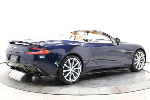 Blue 2016 Aston Martin Vanquish Volante