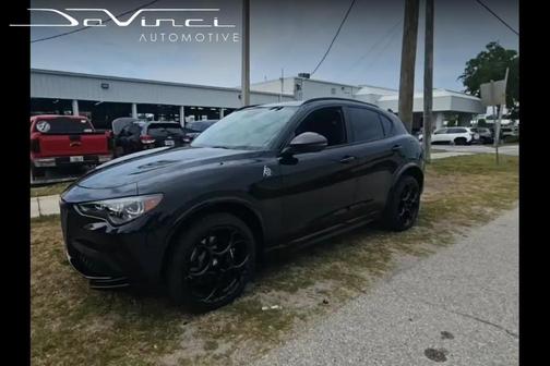 Vulcano Black Metallic 2024 Alfa Romeo Stelvio Quadrifoglio