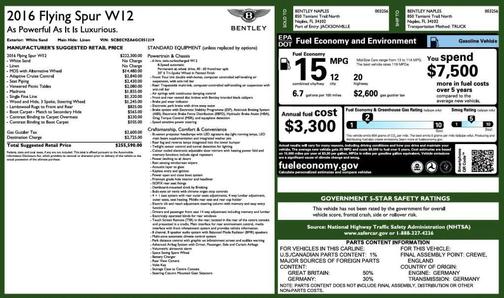 2016 Bentley Flying Spur W12