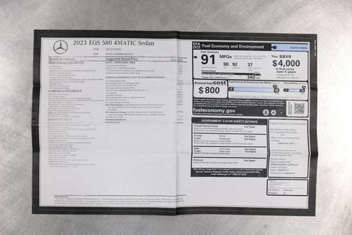 2023 Mercedes-Benz EQS 580 4MATIC