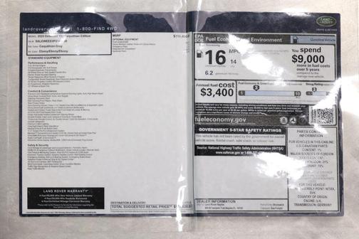 Carpathian Grey Premium Metallic 2023 Land Rover Defender 110 Carpathian Edition