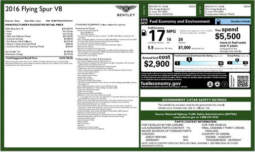 Onyx Metallic 2016 Bentley Flying Spur V8