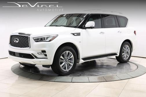Moonstone White 2018 INFINITI QX80 Base