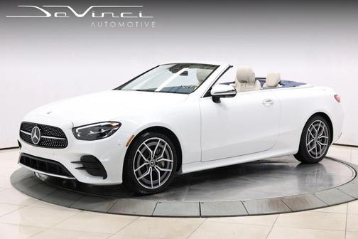 MANUFAKTUR Moonlight White Metallic 2023 Mercedes-Benz E-Class E 450 Cabriolet 2D