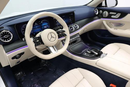 MANUFAKTUR Moonlight White Metallic 2023 Mercedes-Benz E-Class E 450 Cabriolet 2D