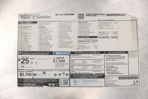 2017 Cadillac ATS 2.0L Turbo