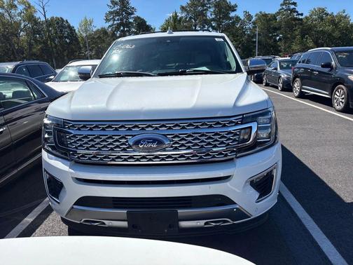 Star White Metallic Tri-Coat 2020 Ford Expedition Platinum