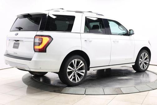 Star White Metallic Tri-Coat 2020 Ford Expedition Platinum