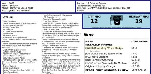 2023 Bentley Bentayga Speed