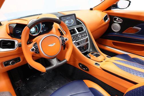 Blue 2022 Aston Martin DBS Superleggera Volante