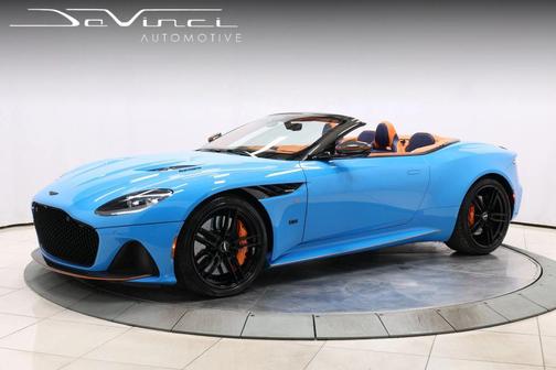 Blue 2022 Aston Martin DBS Superleggera Volante