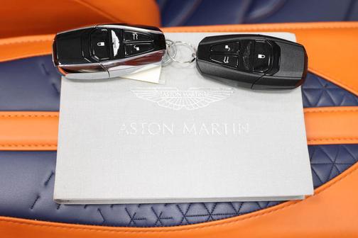 Blue 2022 Aston Martin DBS Superleggera Volante