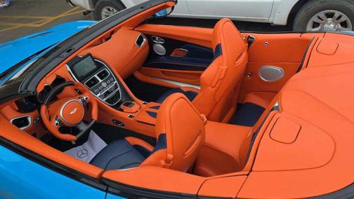 Blue 2022 Aston Martin DBS Superleggera Volante