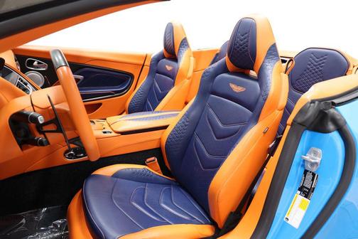 Blue 2022 Aston Martin DBS Superleggera Volante