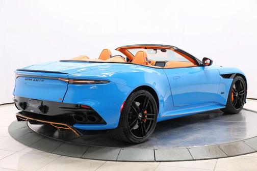 Blue 2022 Aston Martin DBS Superleggera Volante
