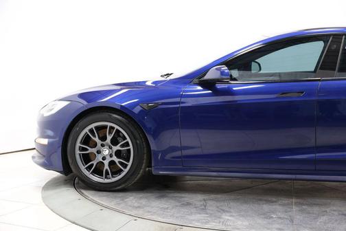 Deep Blue Metallic 2021 Tesla Model S Plaid