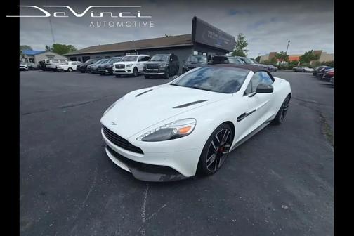 White 2015 Aston Martin Vanquish Volante