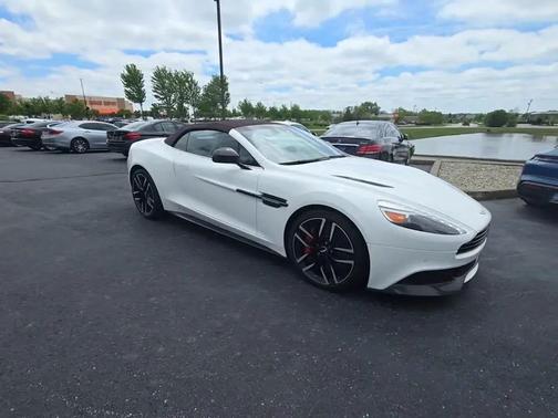 White 2015 Aston Martin Vanquish Volante