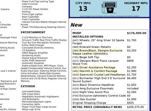 2017 Mercedes-Benz AMG S 63 4MATIC