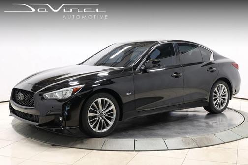 Black Obsidian 2019 INFINITI Q50 3.0t LUXE