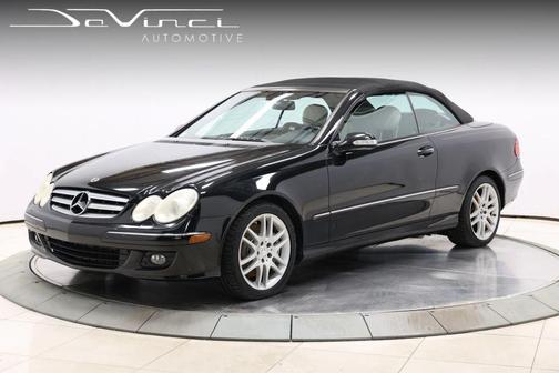 Black 2008 Mercedes-Benz CLK-Class CLK 350