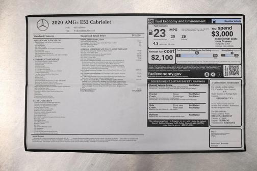 2020 Mercedes-Benz AMG E 53 4MATIC